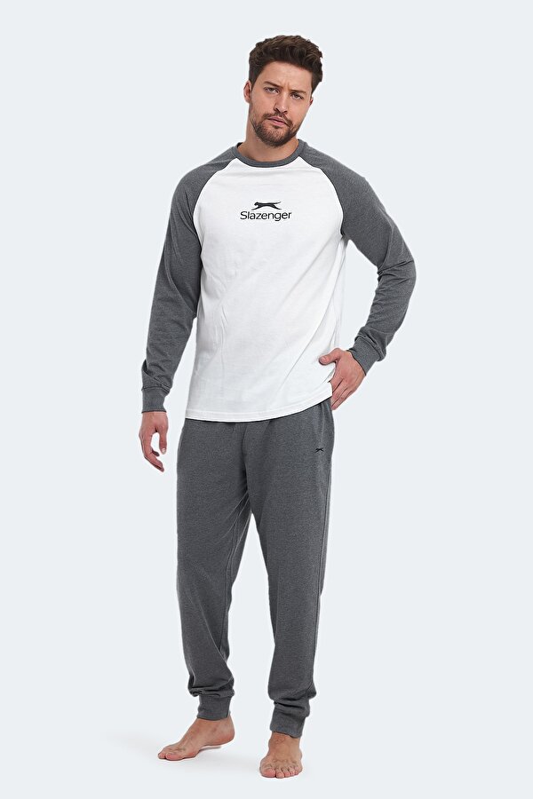 Slazenger PASCUAL IN Erkek Pijama Beyaz