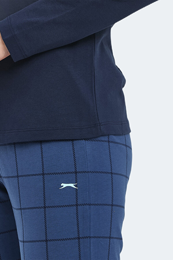 Slazenger PAOLINA IN Kadın Pijama Lacivert / Turkuaz