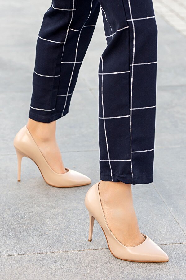 Ccway Kadın Stiletto BEJ CİLT