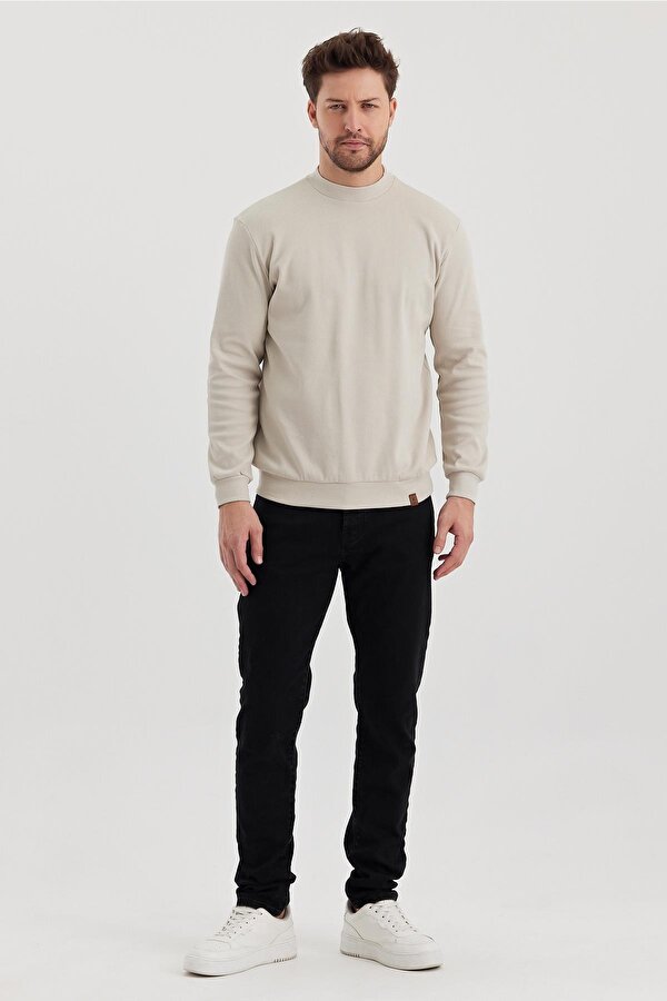Alexander Gardi ALEXANDERGARDI KAŞKORSE KUMAŞ YARIM BOĞAZLI SWEATSHİRT (E22-761A)