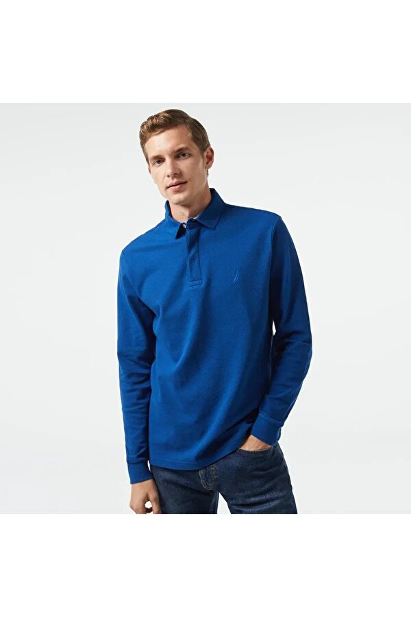 NAUTICA Erkek Polo Yaka Sweatshirt