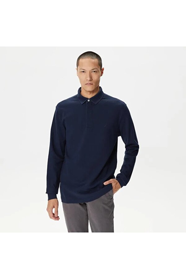 NAUTICA Erkek Polo Yaka Sweatshirt