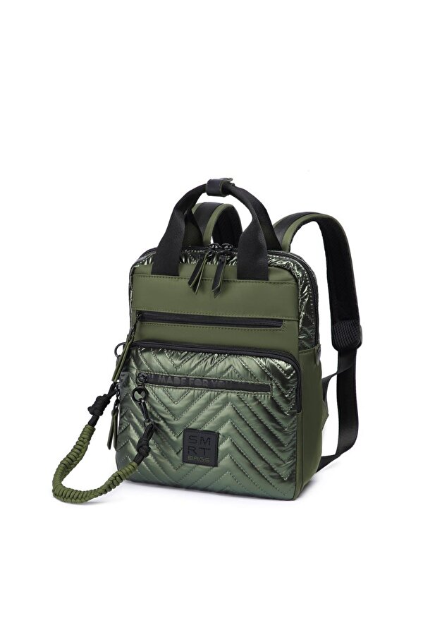 Smart Bags Parlak Kumaş Küçük Boy Askılı Kadın Sırt Çantası 3250