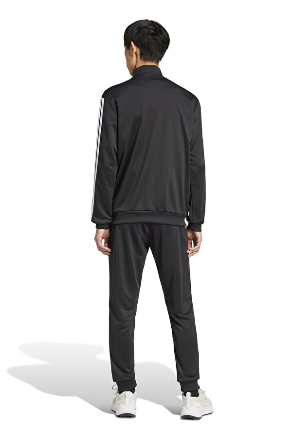 adidas M 3S FT TT TS       BLACK Siyah Erkek Eşofman Takımı