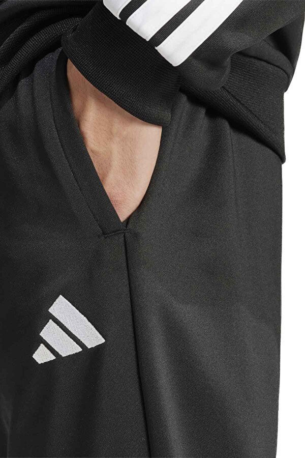 adidas M 3S FT TT TS       BLACK Siyah Erkek Eşofman Takımı