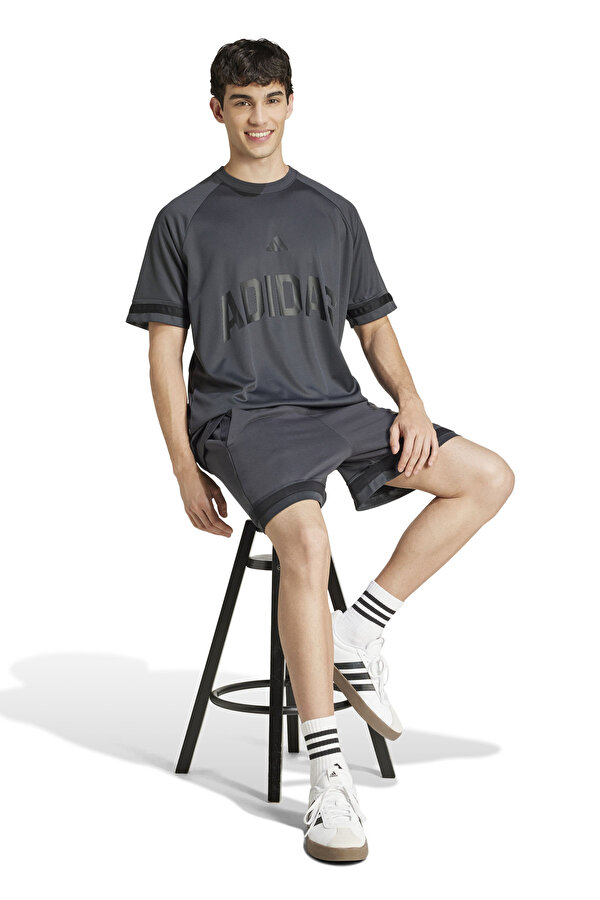 adidas M US SPORT TEE      DKGRE GRI Erkek Kısa Kol T-Shirt