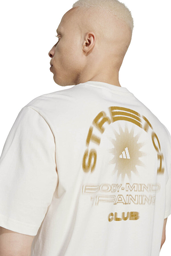 adidas M YOGA G T          CWHIT Beyaz Erkek Kısa Kol T-Shirt