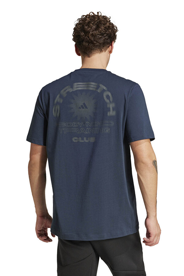 adidas M YOGA G T          AURIN Lacivert Erkek Kısa Kol T-Shirt