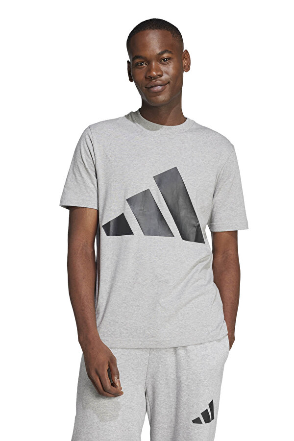adidas M BL SJ T           MGREY Gri Erkek Kısa Kol T-Shirt