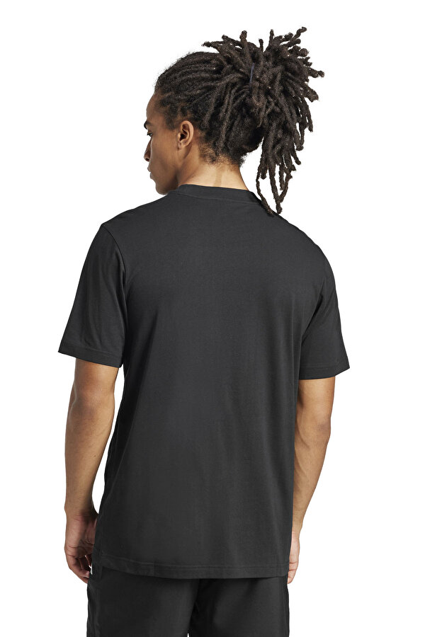 adidas M SL SJ T           BLACK Siyah Erkek Kısa Kol T-Shirt