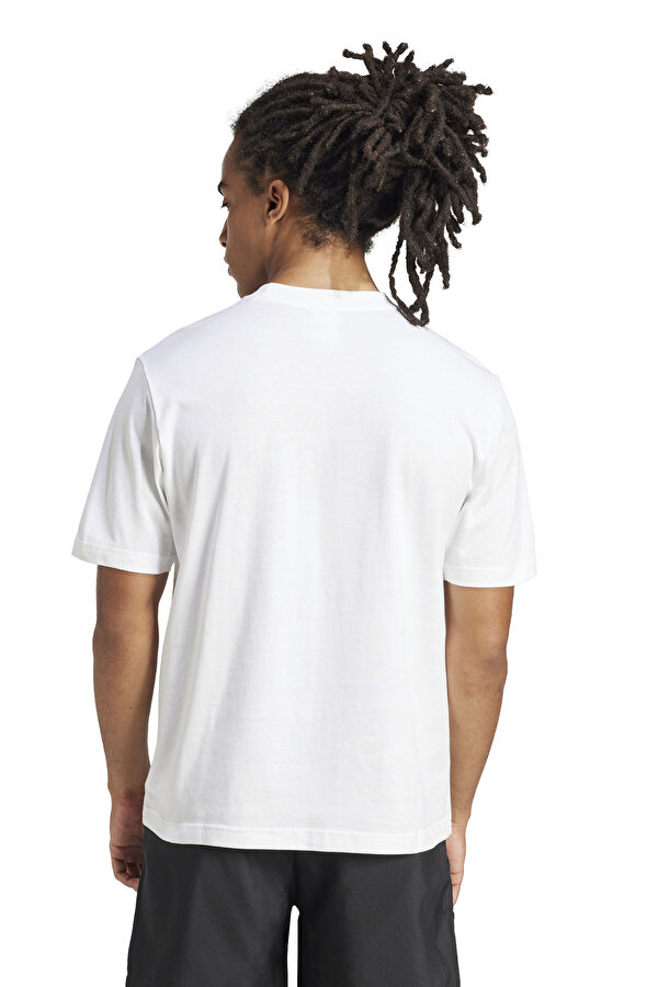 adidas M SL SJ T           WHITE Beyaz Erkek Kısa Kol T-Shirt