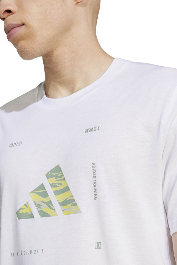 adidas M BOX LOGO G T Beyaz Erkek Kısa Kol T-Shirt