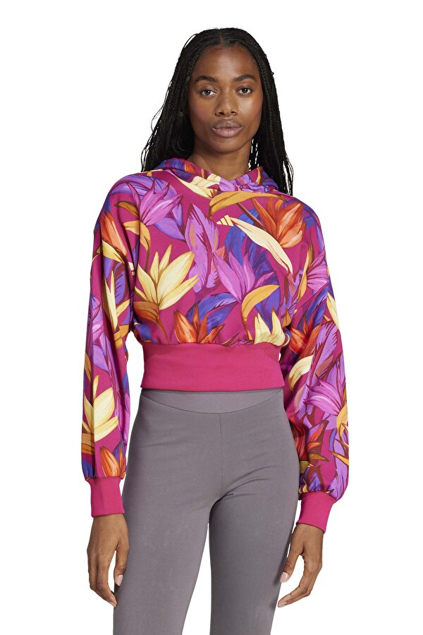 adidas FARM HOODIE Pembe Kadın Sweatshirt