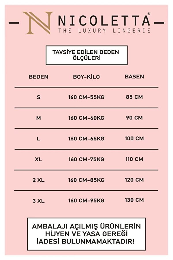NICOLETTA Kadın Külot 5 Li Paket Yüksek Bel Pamuklu Likrali BEYAZ