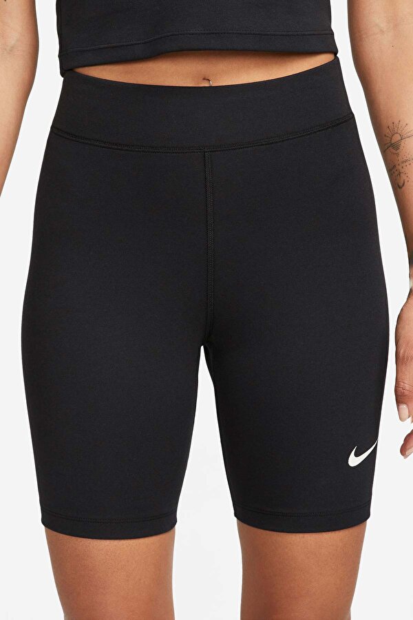 Nike W NSW NK CLSC HR 8IN SHOR Siyah Kadın Şort