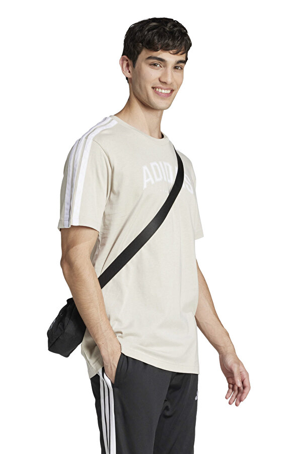 adidas M C COLLEG TEE      WONAL Bej Erkek Kısa Kol T-Shirt