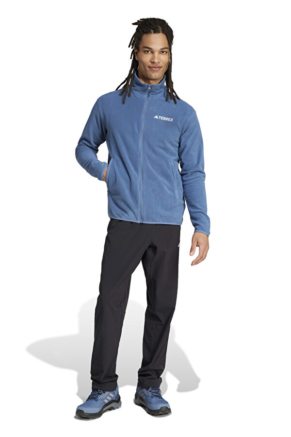 adidas MT ESS FZ FL        WONST Lacivert Erkek Fermuarlı Sweatshirt