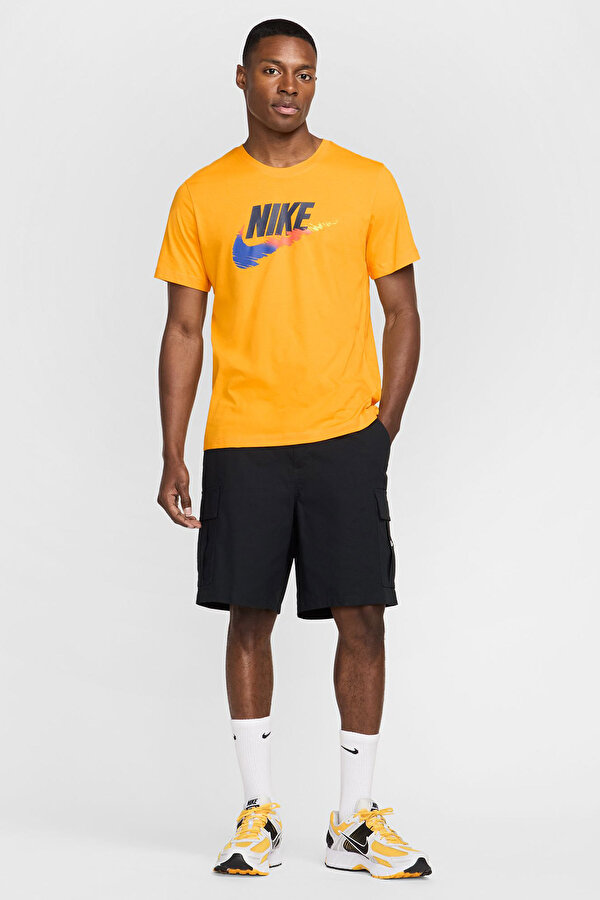 Nike M NSW TEE 6MO FTRA SP25 Turuncu Erkek Kısa Kol T-Shirt