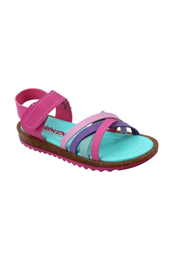 ŞİRİNBEBE Şirinbebe 02060 Orto pedik Kız Çocuk Bebe Sandalet