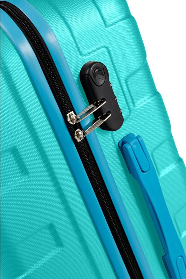 Louisiana Polo 2'li Valiz Seti Büyük Boy - Kabin Boy Su Yeşili 1167