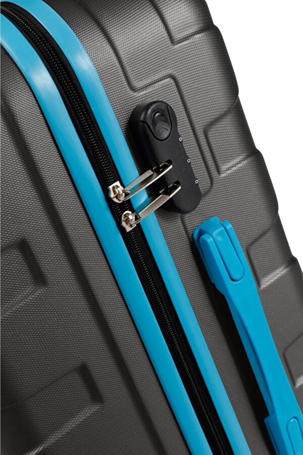 Louisiana Polo 3'lü Valiz Seti Büyük Boy - Orta Boy - Kabin Boy Antrasit 1167