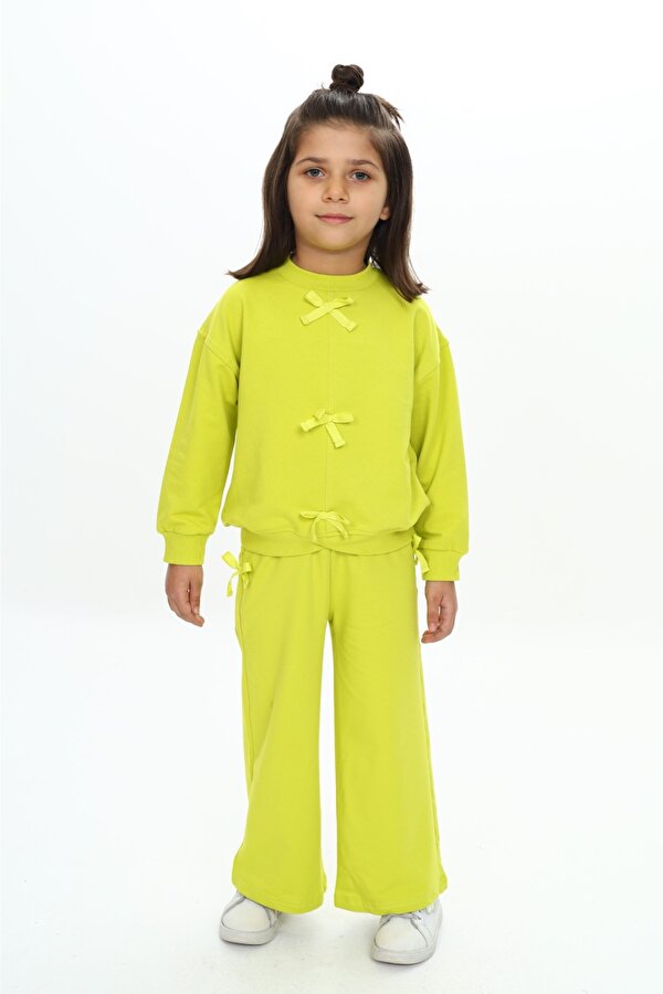 Toontoy Kids Toontoy Kız Çocuk Fiyonk Detaylı Takım