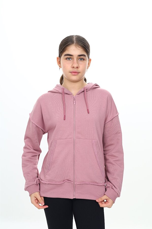 Toontoy Kids Toontoy Kız Çocuk Kapüşonlu Hırka