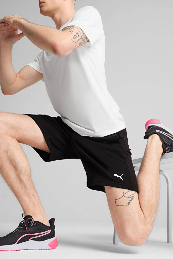 Puma M TAD ESSENTIALS 8" Knit BLACK Man 337