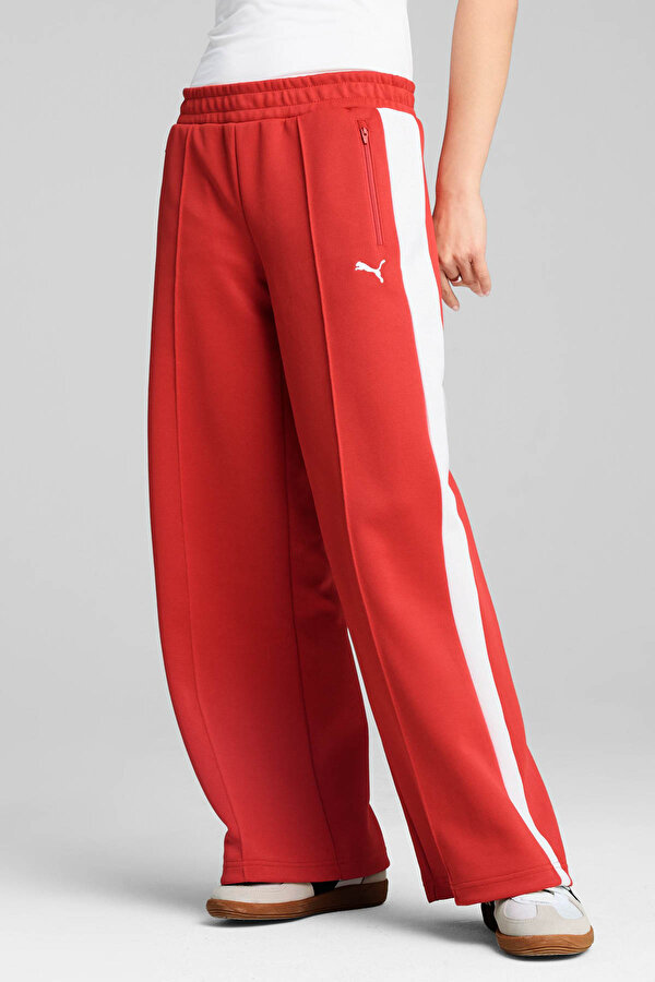 Puma T7 Low Rise Relaxed Track Kırmızı Kadın Eşofman Altı