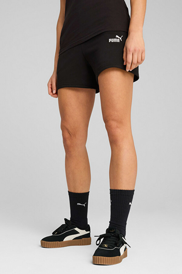 Puma ESS Small No. 1 Logo 5'' Siyah Kadın Şort