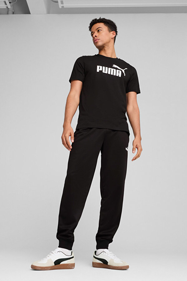Puma ESS No. 1 Logo Tee Siyah Erkek Kısa Kol T-Shirt