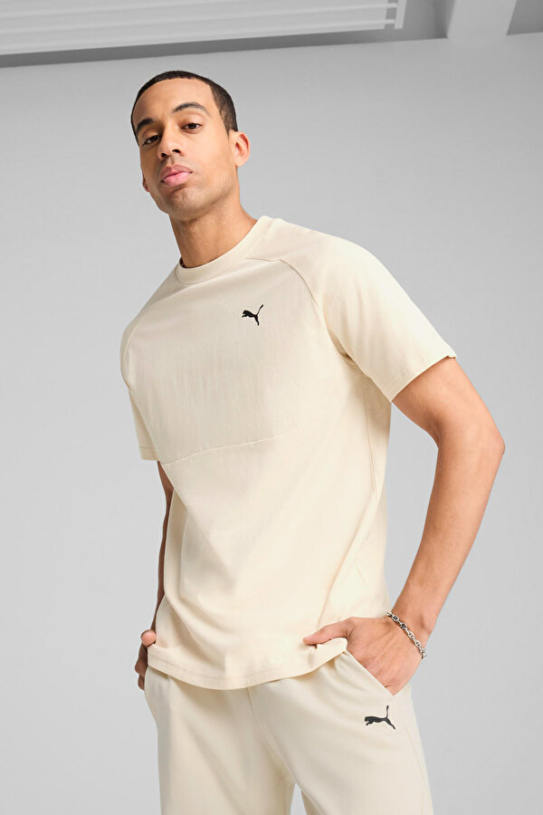 Puma tech Tee Бежевый Мужчина Футболка