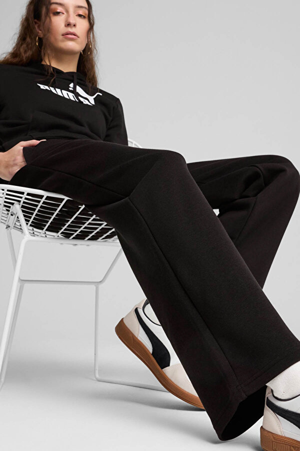 Puma ESS No.1 Logo Straight Pa Siyah Kadın Eşofman Altı