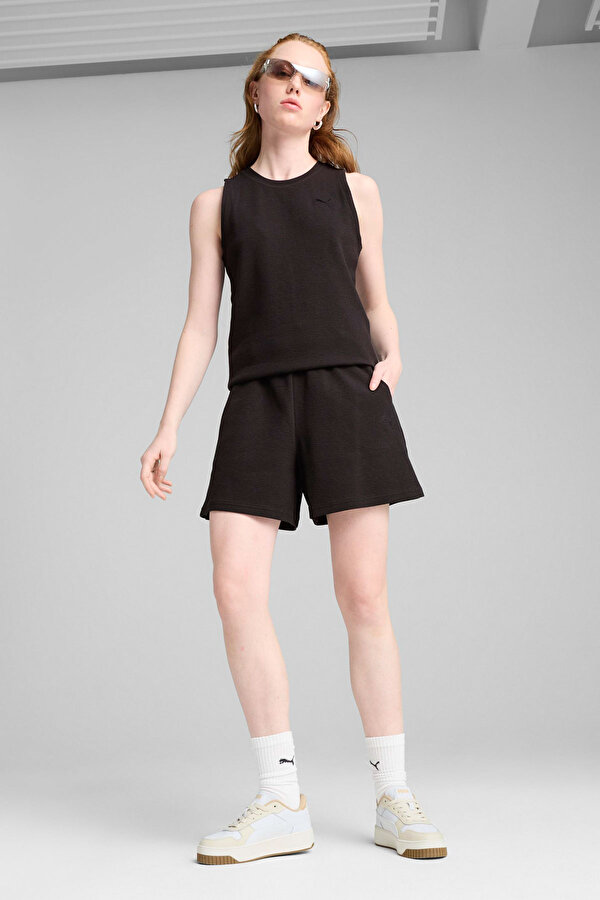 Puma HER High-Waist Shorts 5" Siyah Kadın Şort