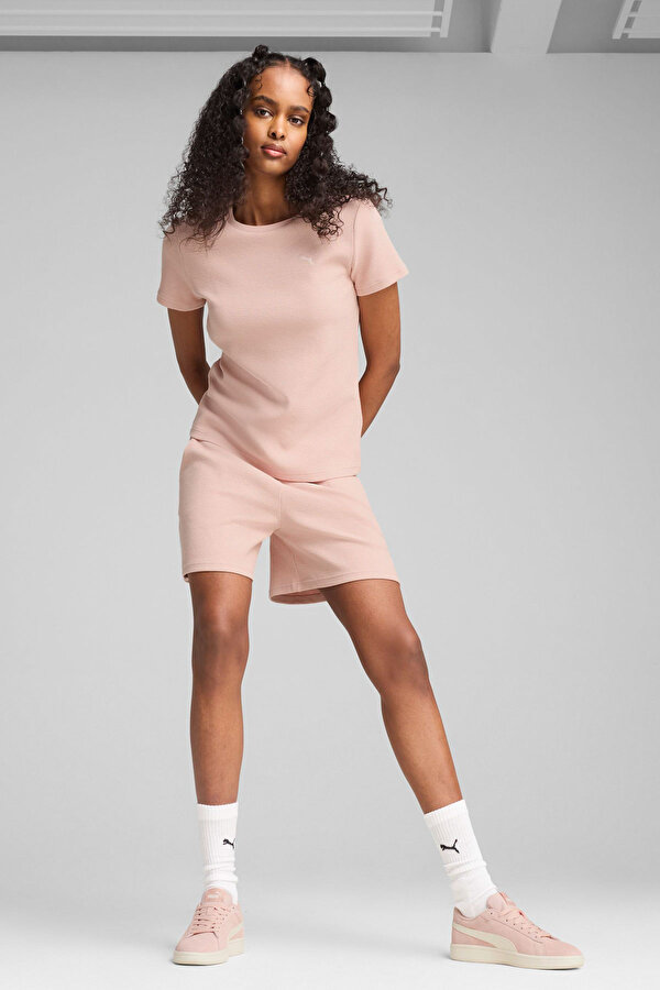 Puma HER High-Waist Shorts 5" Pudra Kadın Şort