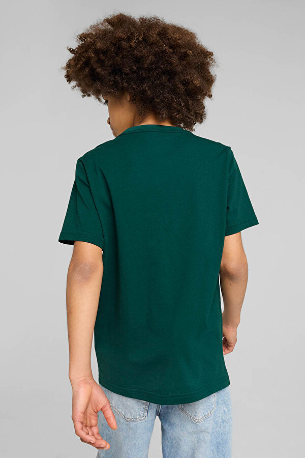 Puma MID90S Graphic Tee III B Yeşil Unisex Çocuk Kısa Kol T-Shirt