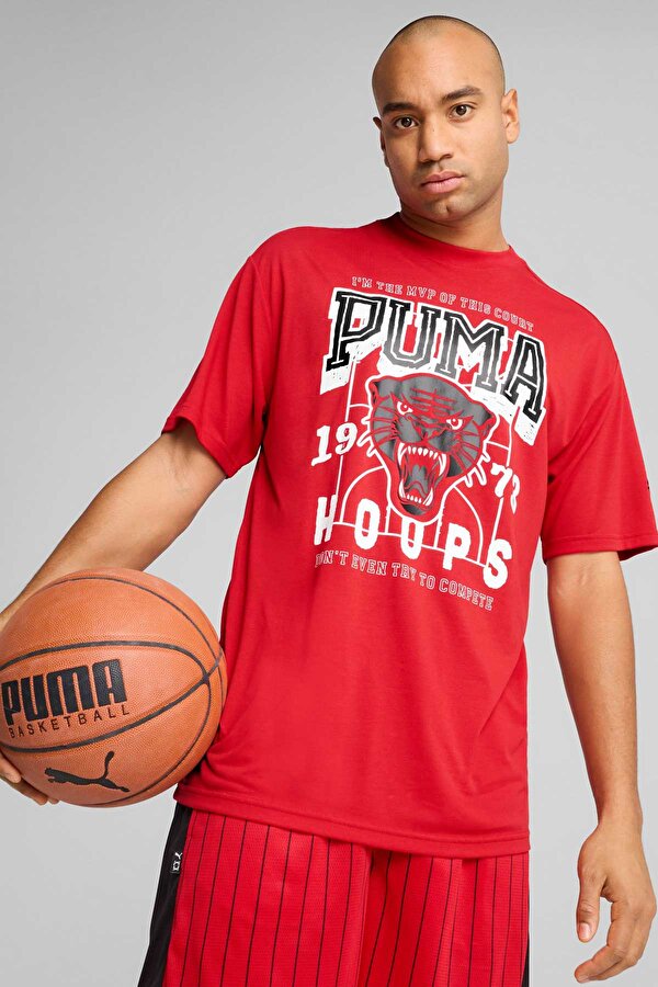 Puma Rival Rage Tee 4 Kırmızı Erkek Kısa Kol T-Shirt