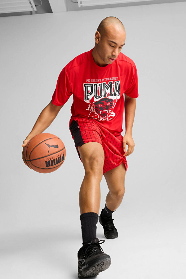 Puma Rival Rage Tee 4 Kırmızı Erkek Kısa Kol T-Shirt