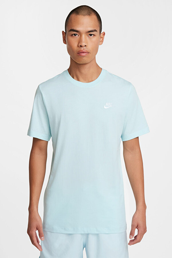 Nike Sportswear Club Голубой 012 Мужчина Футболка