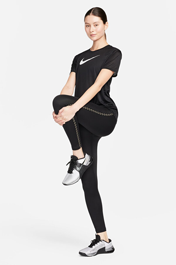 Nike Dri-Fit Siyah Kadın Kısa Kol T-Shirt