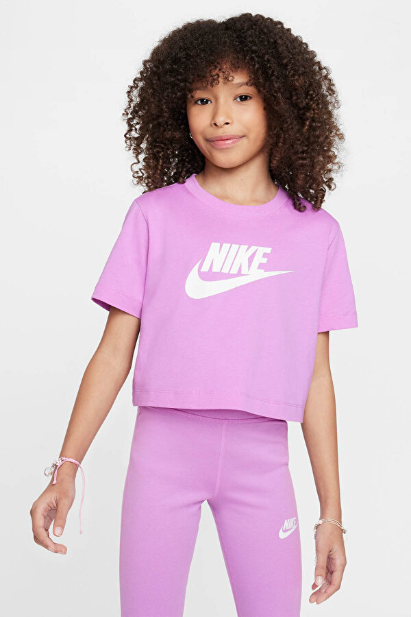 Nike Sportswear Mor Kız Çocuk Kısa Kol T-Shirt