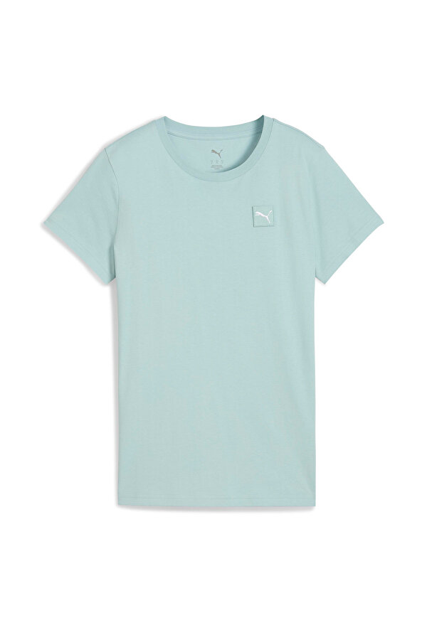 Puma ESS ELEVATED Tee Mint Kadın Kısa Kol T-Shirt