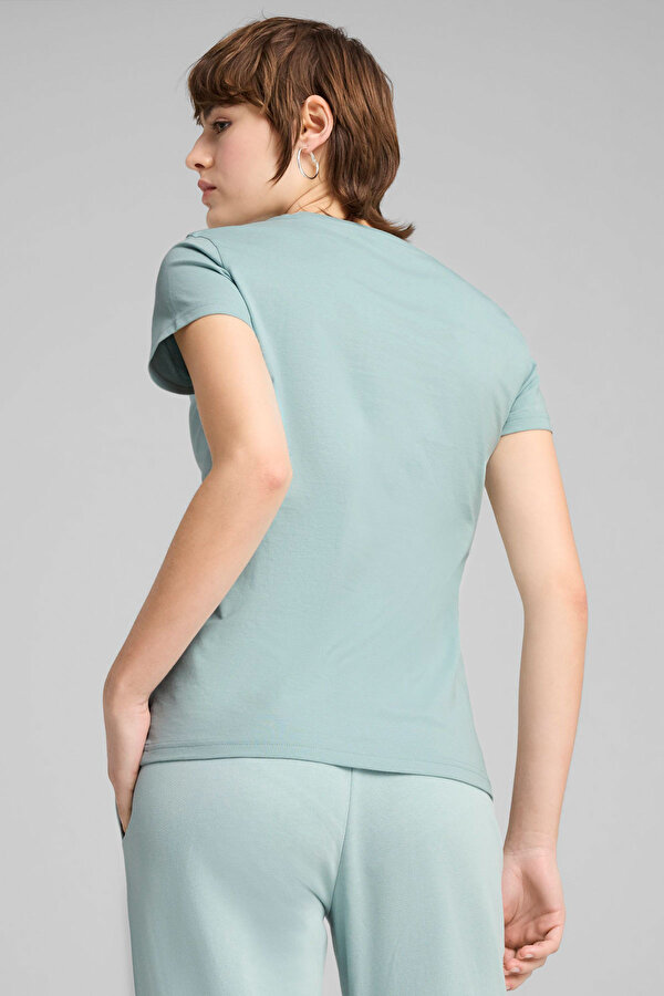 Puma ESS ELEVATED Tee Mint Kadın Kısa Kol T-Shirt
