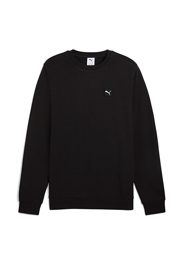 Puma ESS ELEVATED Crew Siyah Erkek Sweatshirt