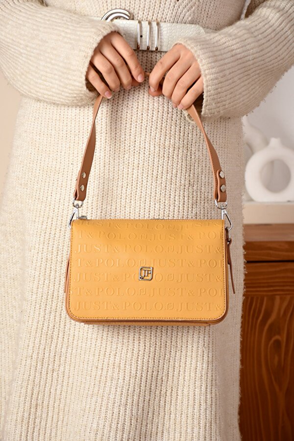 Just Polo Polo Suya Dayanıklı Bol Gözlü 2 Askılı Kadın Çapraz Çanta Omuz Çanta Pbu6304