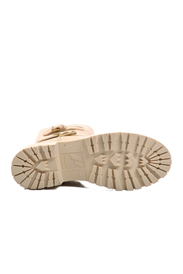 Ayakmod Bej Fermuarlı Kadın Bot 23010 Z