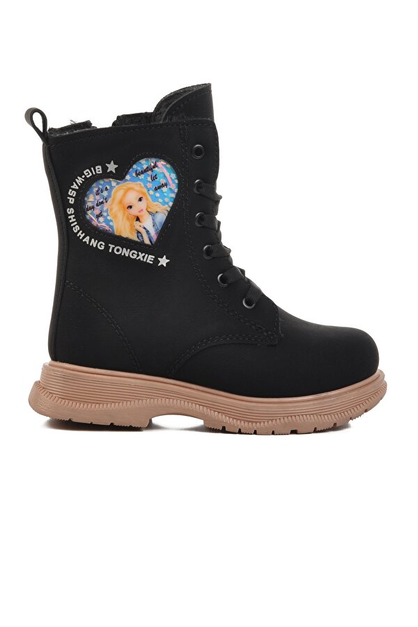 Walkway Siyah-Somon İçi Kürklü Kız Çocuk Bot Leonis P