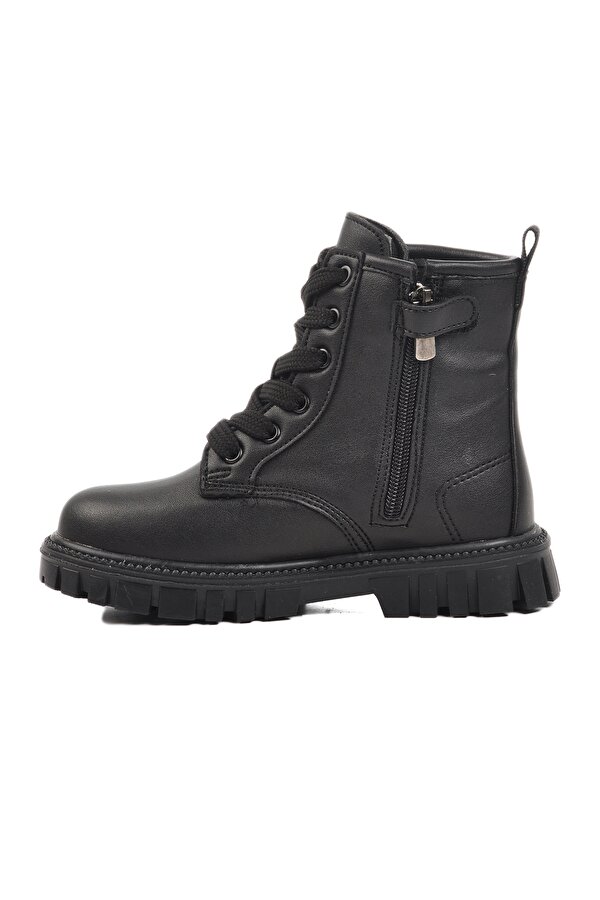 Pepino Siyah-Pudra İçi Polarlı Kız Çocuk Bot 1791 P