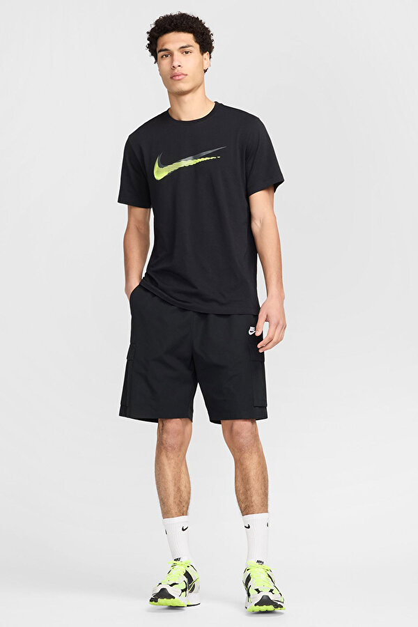 Nike M Nsw Tee 12Mo Swsh Sp25 Черный Мужчина Футболка