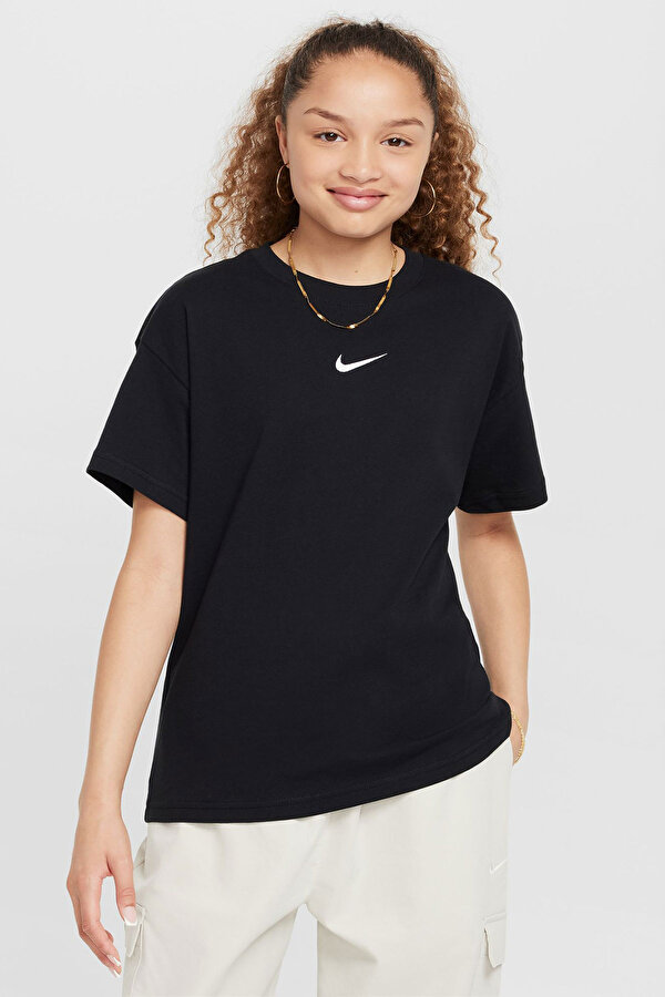 Nike Sportswear Siyah Kız Çocuk Kısa Kol T-Shirt